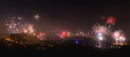 Roman Kozák | fotograf | Novoroční ohňostroje | Ohnostroj 2017 Brno