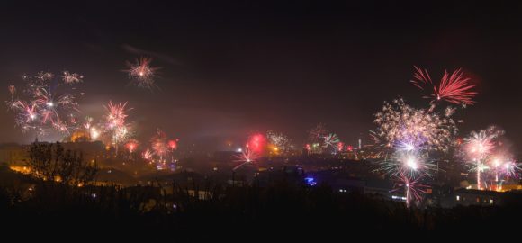 Roman Kozák | fotograf | Novoroční ohňostroje | Ohnostroj 2017 Brno
