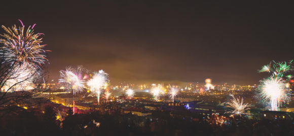 Roman Kozák | fotograf | Novoroční ohňostroje | Ohnostroj 2019 Brno